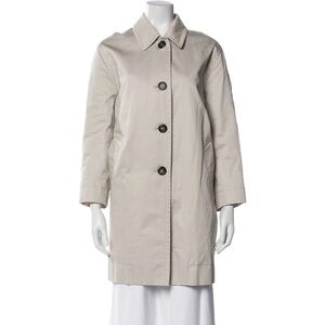 Marc Jacobs Beige Lined Trench Pea Coat Size 4
